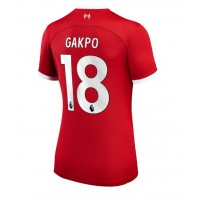 Liverpool Cody Gakpo #18 Kotipaita Naiset 2023-24 Lyhythihainen